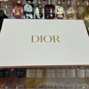 Dior White Envelope with Gold Logo